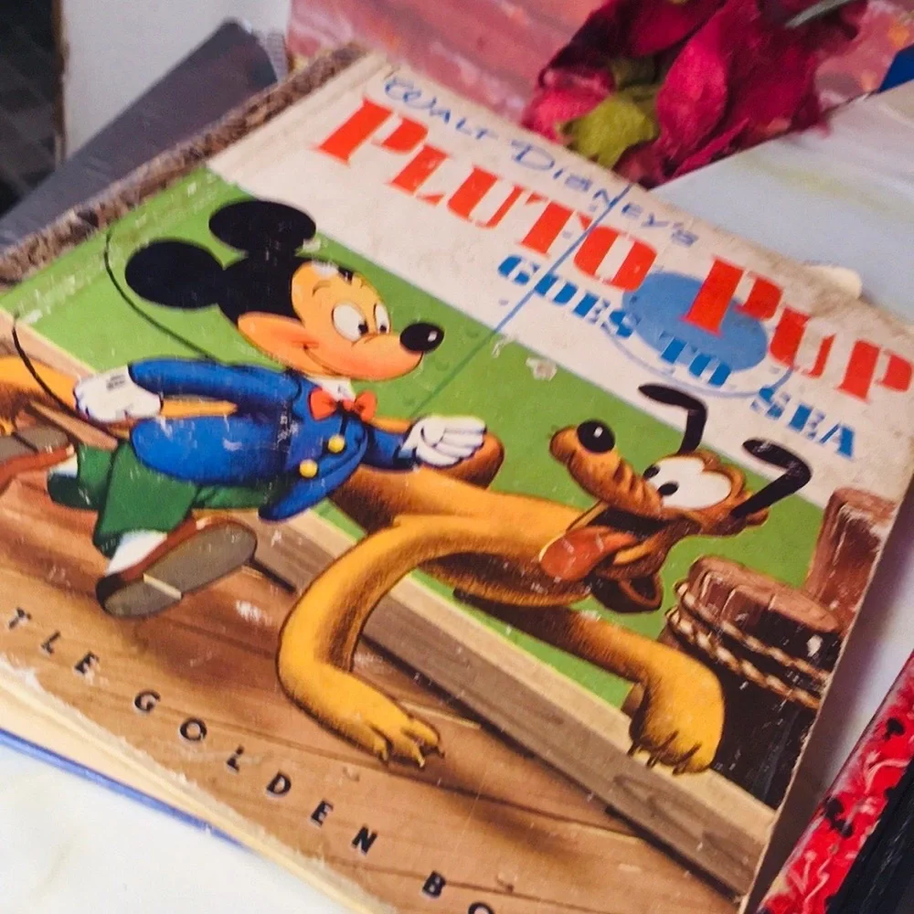 Lot if Six Vintage 50s Little Golden Books